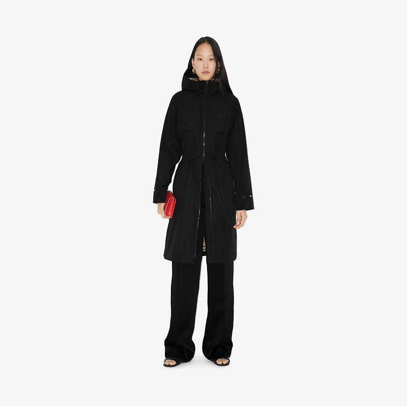 Lightweight Parka in Black - Women, Nylon | Burberry® Official