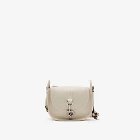 Mini B Clip Messenger Bag in Soap beige - Women | Burberry® Official