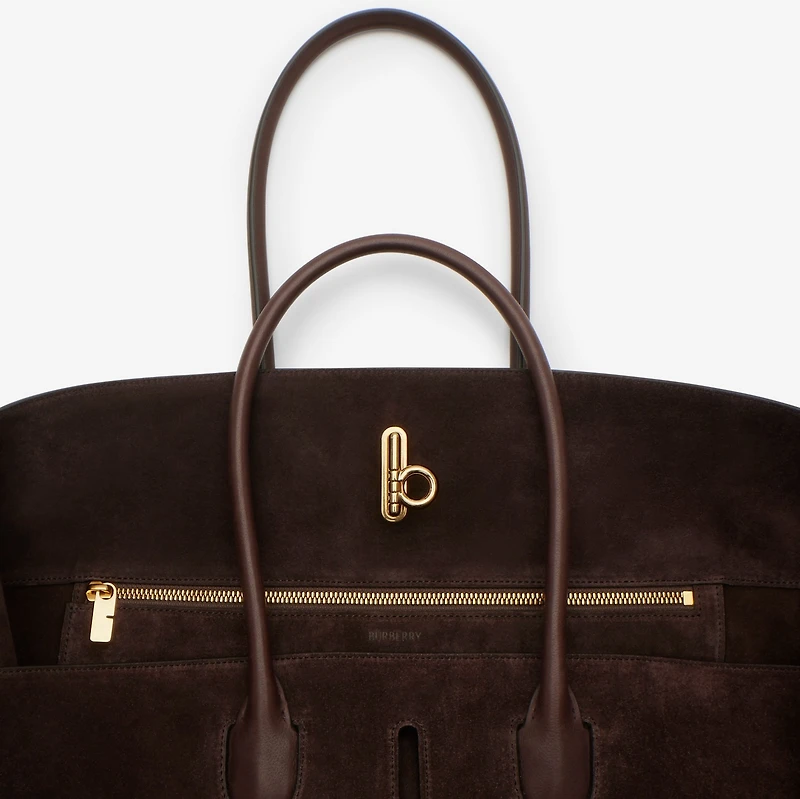 Large Rocking Horse Tote​ in Dark brown - Women | Burberry® Official