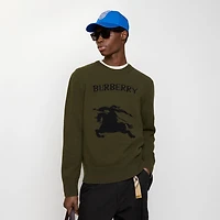 EKD Wool Cashmere Sweater in Tent green - Men | Burberry® Official