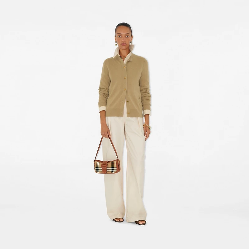 Check Sling Bag in Archive beige/briar brown - Women | Burberry® Official