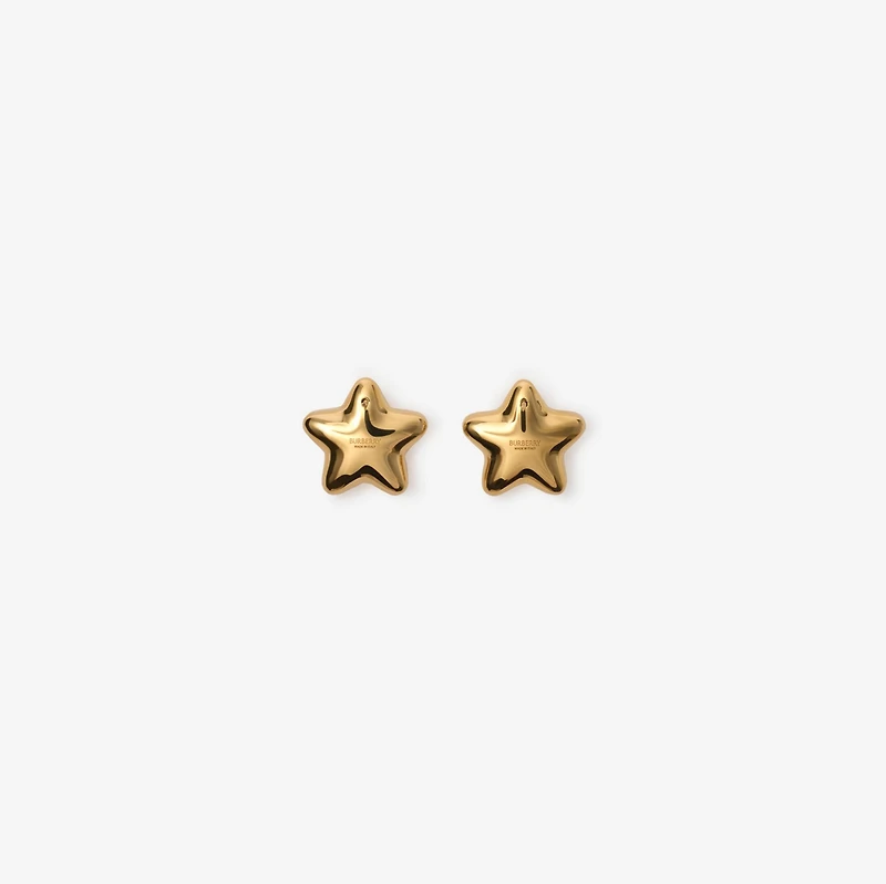Star Earrings in Gold - Women | Burberry® Official