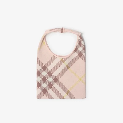 Check Tie Bag in Shell - Children | Burberry® Official