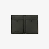 City Check Folding Card Case in Iron grey - Men, Cotton, Technical | Burberry® Official