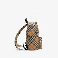 Small Check Backpack in Sand - Men | Burberry® Official