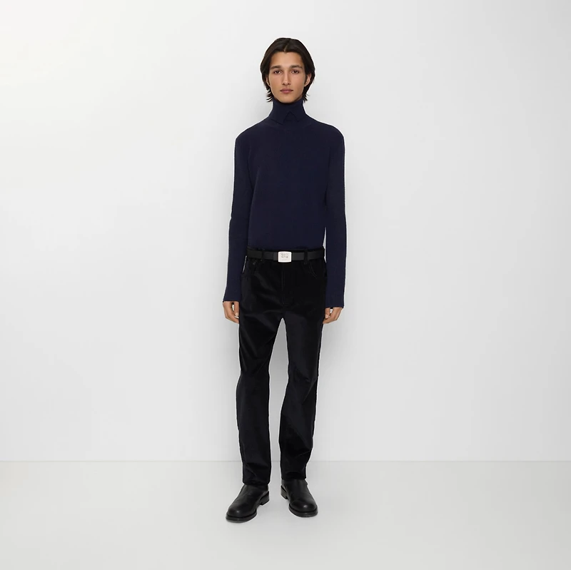 Corduroy Trousers in Twilight blue - Men | Burberry® Official