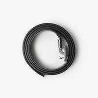 Reversible Check TB Belt in Charcoal/graphite - Men | Burberry® Official