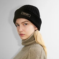 Logo Wool Beanie in Black - Men | Burberry® Official
