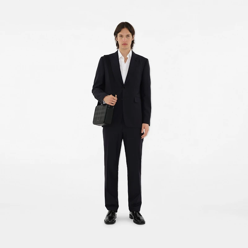 Small Alfred Bag in Charcoal - Men, Canvas | Burberry® Official