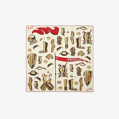 Knight Armour​ Silk Scarf in Cotton | Burberry® Official