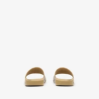 Check Slides in Sand beige - Children | Burberry® Official