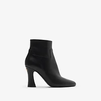Leather Trinket Ankle Boots​ in Black - Women | Burberry® Official