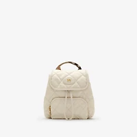 Mini Horseshoe Backpack​ in Soap beige - Women, Nylon | Burberry® Official