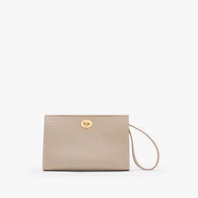 Cotswolds Pouch in Mushroom beige - Women | Burberry® Official