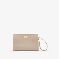 Cotswolds Pouch in Mushroom beige - Women | Burberry® Official
