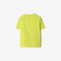 EKD Stretch Cotton T-shirt in Vivid lime | Burberry® Official