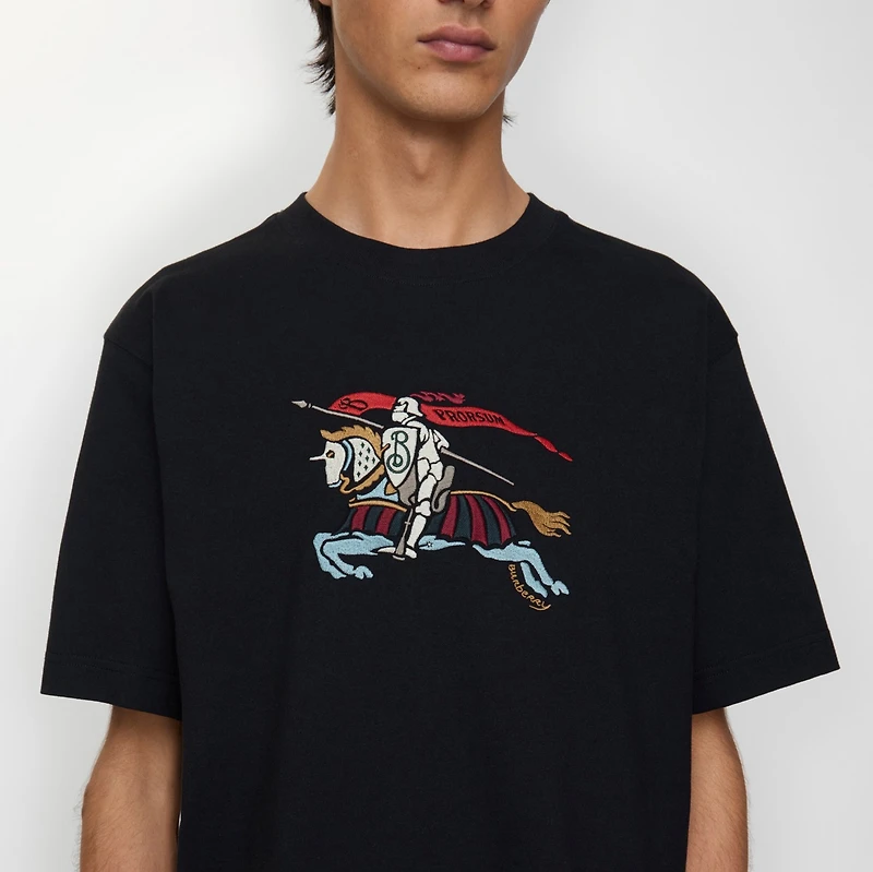 EKD Cotton T-shirt in Black - Men | Burberry® Official