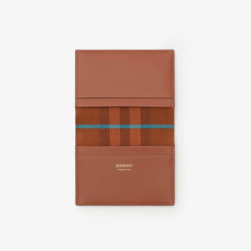 Bloomsbury Folding Card Case​ in Ginger orange/gingerbread brown - Women | Burberry® Official