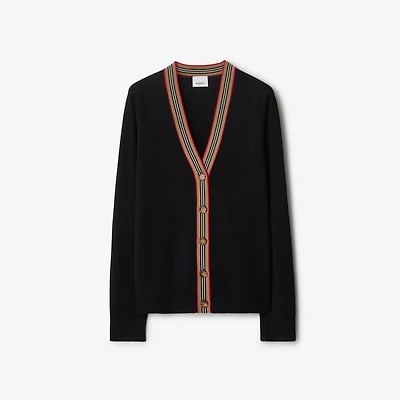 Wool Cardigan in Black - Women | Burberry® Official
