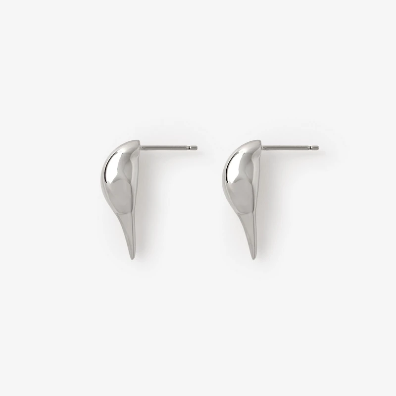 Duck Stud Earrings in Silver - Women | Burberry® Official