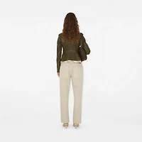 Regular Fit Jeans in Oat - Women, Cotton | Burberry® Official