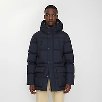 Hooded Puffer Jacket in Navy blue - Men | Burberry® Official