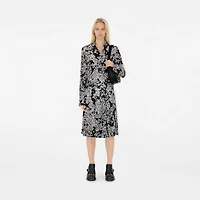Regular Fit Daisy Silk Shirt in Black - Women | Burberry® Official