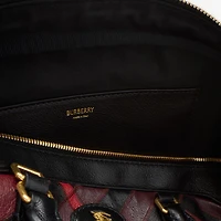 Medium Highlands Bowling Bag​ in Fig purple - Women | Burberry® Official