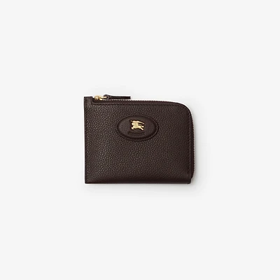 Bloomsbury Zip Wallet & Cardcase​ in Peat brown/sand beige - Women, Leather | Burberry® Official