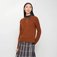 Cashmere Sweater in Ginger orange - Women | Burberry® Official