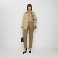 Wool Overshirt in Sand