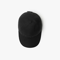 Logo Gabardine Baseball Cap in Black - Men | Burberry® Official