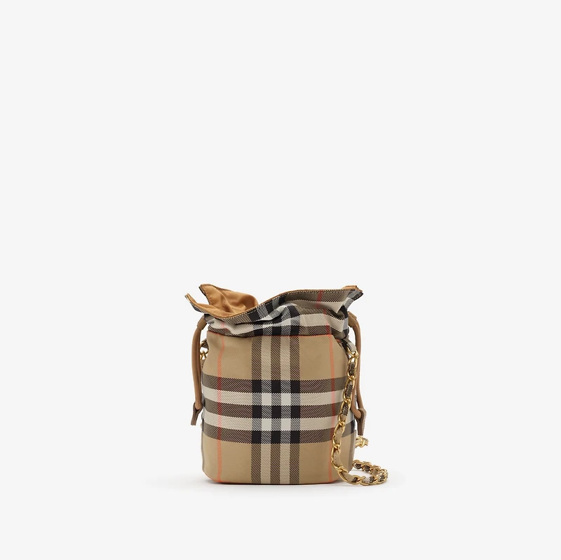 Reversible Horseshoe Chain Pouch in Teak brown - Women | Burberry® Official