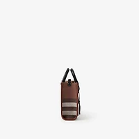 Mini Freya Tote in Dark birch brown - Women | Burberry® Official