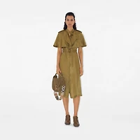 Viscose Trench Dress in Walrus - Women | Burberry® Official
