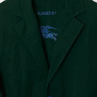 Nylon Tailored Jacket in Ivy - Men | Burberry® Official