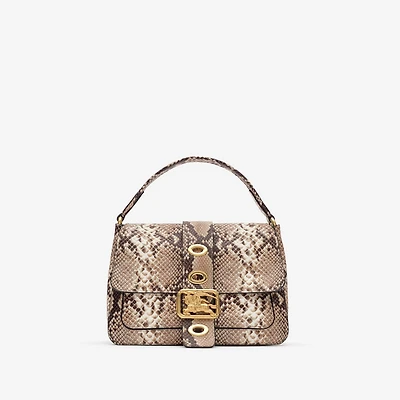 Small Rider Bag in Natural beige/dark brown - Women, Leather | Burberry® Official