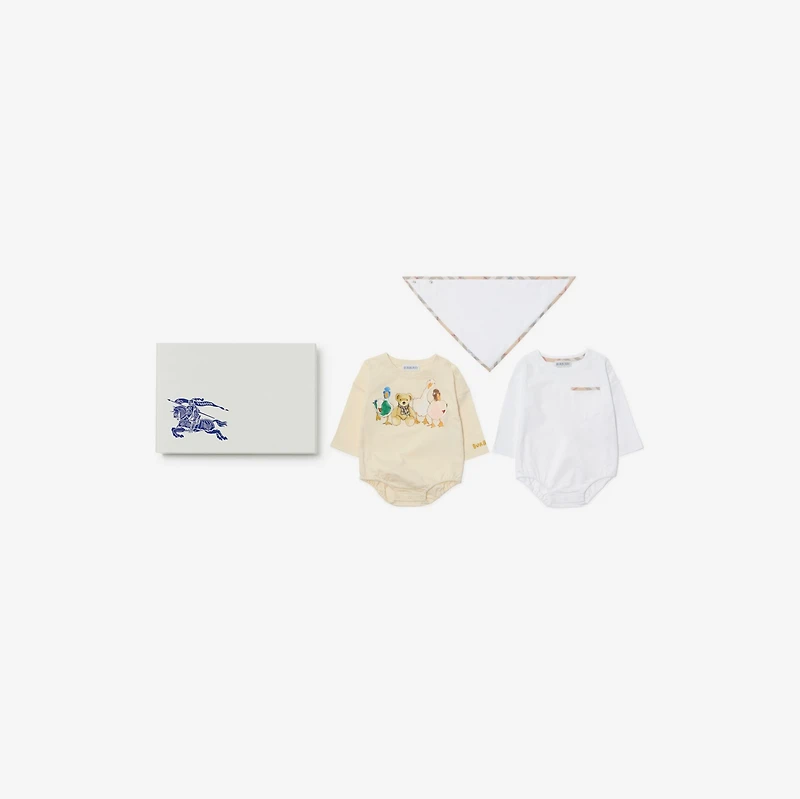Thomas Bear and Friends Three-piece Baby Gift Set in Multicolour - Children | Burberry® Official