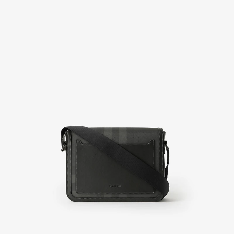 Small Alfred Bag in Charcoal grey - Men, Cotton, Technical | Burberry® Official