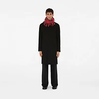 Check Cashmere Happy Scarf in Currant | Burberry® Official