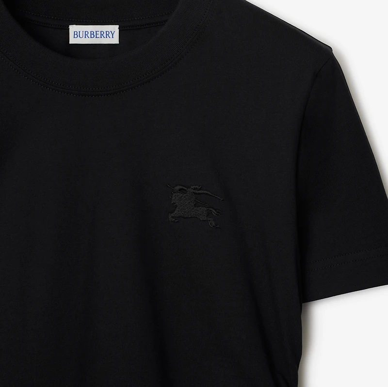 Festival Cotton T-shirt in Black - Women | Burberry® Official