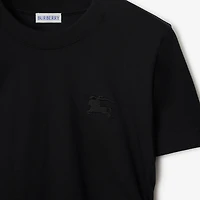 Festival Cotton T-shirt in Black - Women | Burberry® Official