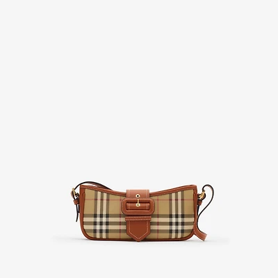 Check Sling Bag in Archive beige/briar brown - Women | Burberry® Official