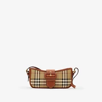 Check Sling Bag in Archive beige/briar brown - Women | Burberry® Official