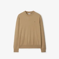 Cashmere Blend Sweater in Flax beige - Men | Burberry® Official