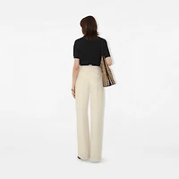 Cashmere Blend Top in Black - Women | Burberry® Official