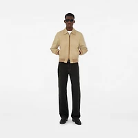 Leather Pearl Loafers in Black - Men | Burberry® Official