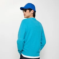 Cashmere Sweater in Atom blue - Men | Burberry® Official