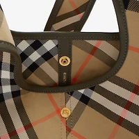 Small Check Shoulder Bag in Sand - Women | Burberry® Official