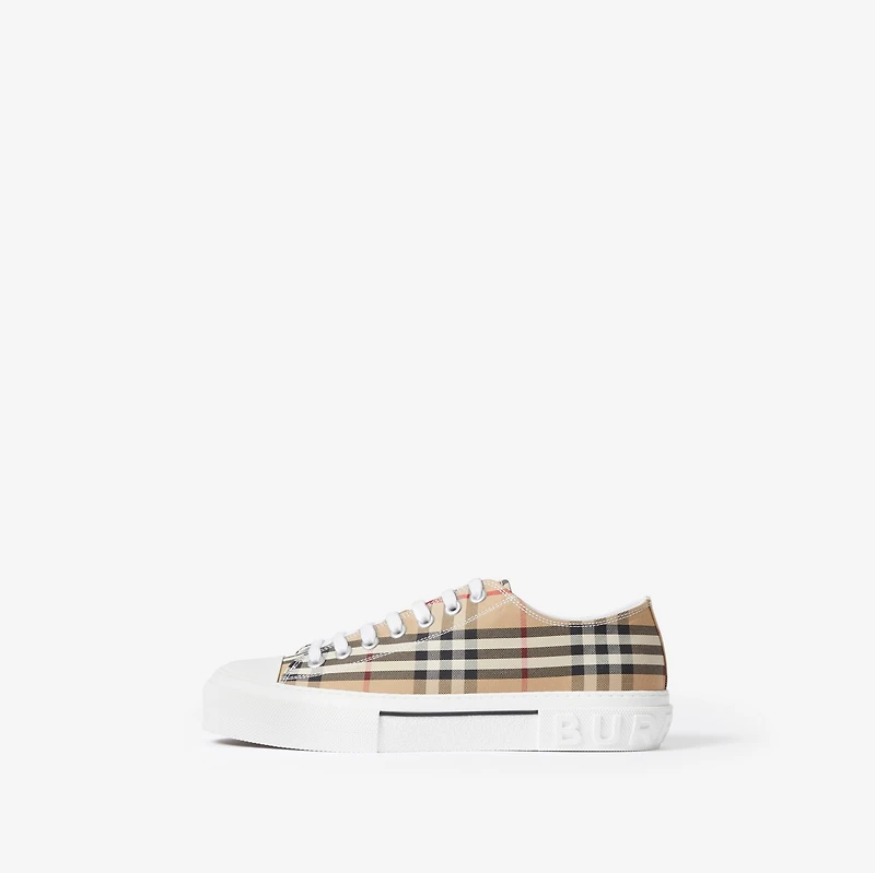 Check Sneakers in Archive beige - Men | Burberry® Official